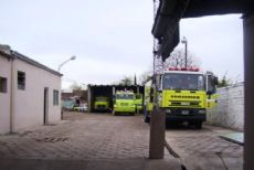 Operaron en el incedio personal del cuartel de Bomberos de La Uni�n y San Carlos.