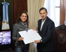 Anna Lanfranchi y Pablo Bruera.