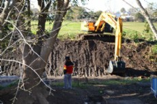 Una de las obras en el barrio Universitario comprender� la colocaci�n de entubamientos y construcci�n de sumideros.
