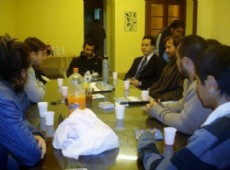 Durante el encuentro se intercambi� informaci�n sobre la labor de ambos sectores.