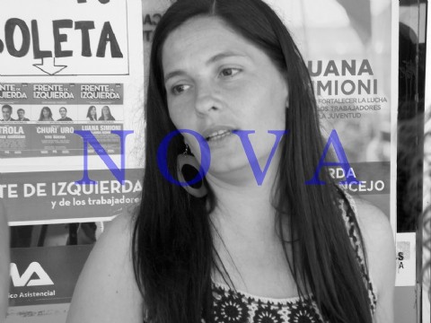 Luana Simioni y el objetivo de que la izquierda tenga una banca en el Concejo por primera vez