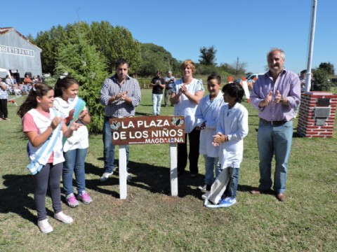 La localidad Roberto Payró festejó su 148º Aniversario e inauguró "La Plaza de los Niños"