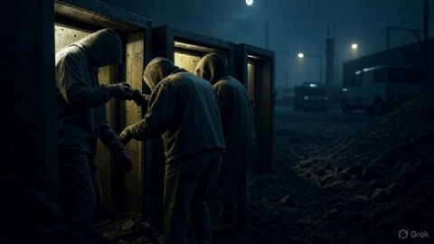 Prófugos de la justicia: tres boqueteros desvalijaron dos fábricas en Verónica, se llevaron maquinaria pesada y efectivo