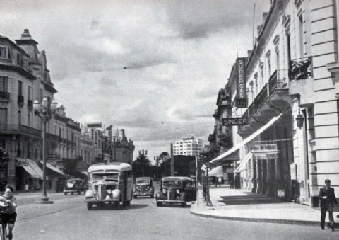 La esquina de 5 y Diagonal 80, en 1939