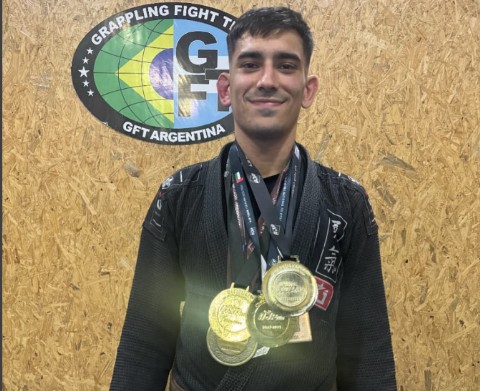 Francisco Castillo, el joven de La Plata que llevó el jiu-jitsu argentino a escenarios internacionales