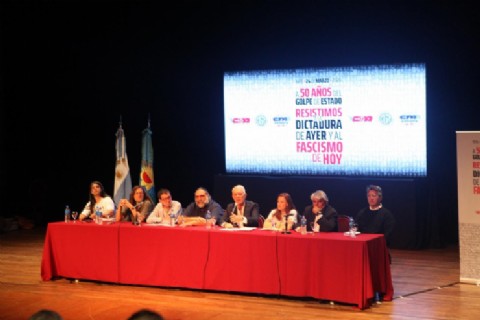 Memoria y unidad sindical en la ciudad: fuerte repudio al golpe y advertencia sobre el avance del neofascismo
