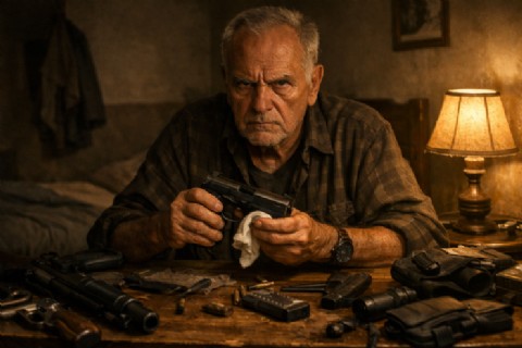 Abuelito peligroso: un jubilado amenazó a su vecina con un arma y la policía descubrió que tenía un arsenal en su casa