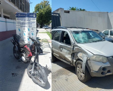 Villa Elvira: un joven motociclista murió y detuvieron al conductor que se dio a la fuga