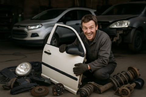 VIDEO | Detuvieron en un taller mecánico a un acusado de desarmar autos robados y vender autopartes