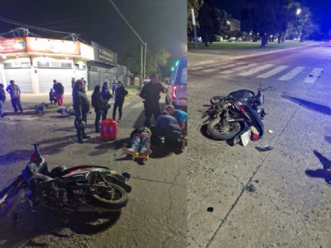 Choque entre motos en Tolosa dejó tres heridos y dos fueron hospitalizados