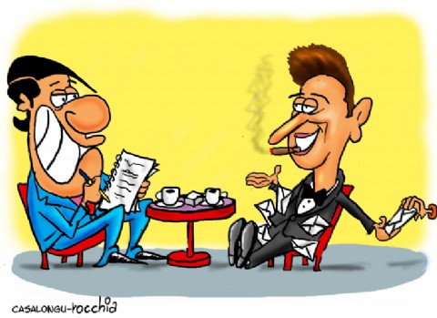 Martín Vestiga, Enzo Brado y el intendente pirata de la región