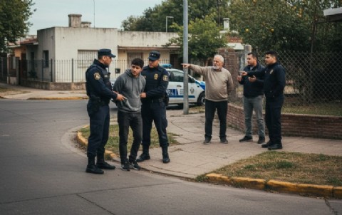 Altos de San Lorenzo: merodeaba terrenos con aparentes intenciones de robo
