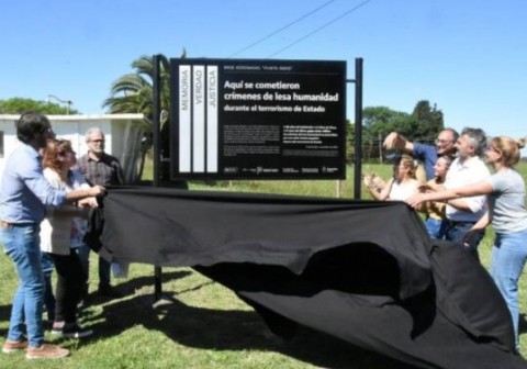 Otro memorial del bombardeo de 1955 atacado en Punta Indio