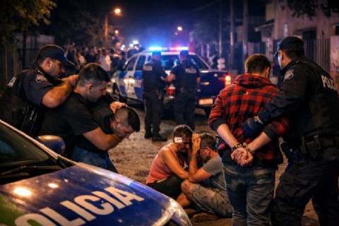 ¡Qué bonita vecindad! Cuatro personas detenidas y varios lesionados tras una pelea barrial en Berisso