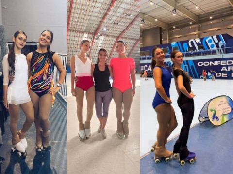 Organizan colecta para ayudar a dos patinadoras que representarán al país en el Campeonato Panamericano