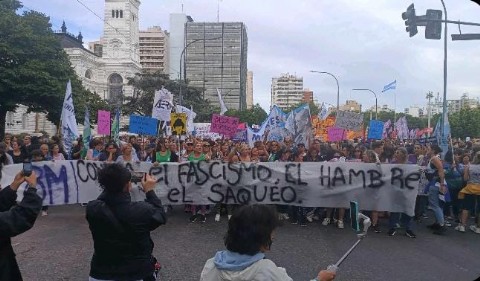 VIDEO | Marcha del 8M: la palabra de Albertina Bidart, presidenta de la FULP