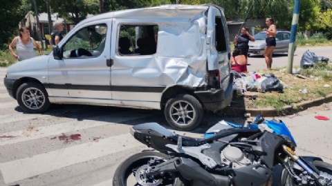Murió el motociclista que había resultado herido en un accidente en Barrio Aeropuerto