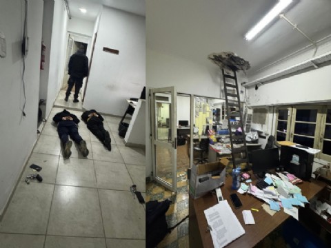 Abasto: cayeron delincuentes armados tras intentar un golpe tipo boquetero en una distribuidora