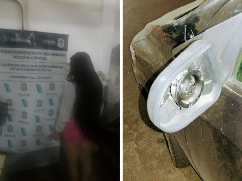 ¿Sos loca o te pateó una avispa? Fue detenida por atacar a piedrazos un auto en el que circulaba una mujer