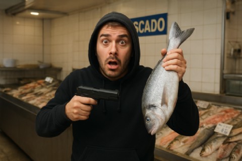 VIDEO | Robó armado en una pescadería y lo "pescaron" tras diez días de búsqueda