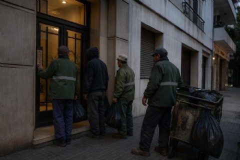 Se hacían pasar como recolectores de basura y pedían dinero en Barrio Norte: todos a la comisaría