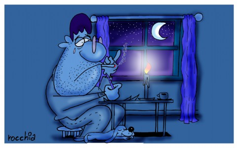 Tontas historias del hombre solo, triste y abandonado