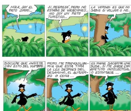 Llega una nueva historieta a NOVA: el legendario Pato Sirirí