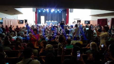 Axel Kicillof y Jorge Taiana participaron en la presentación del libro del periodista Alejandro Bercovich