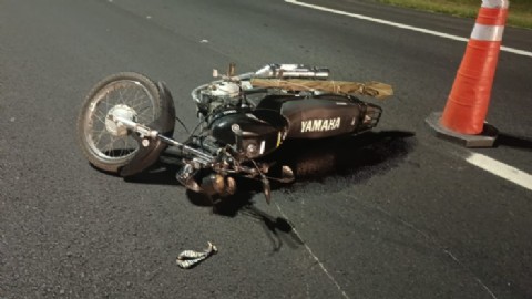 Tragedia vial: un motociclista murió tras chocar contra el separador central en la Autopista Buenos Aires-La Plata