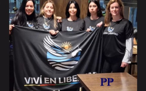El frente libertario que lidera Viviana Aguirre se muestra en apoyo a los jubilados y salud