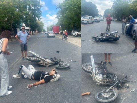 Nueva víctima de accidentes de tránsito: murió un motociclista tras una colisión con un auto y un camión