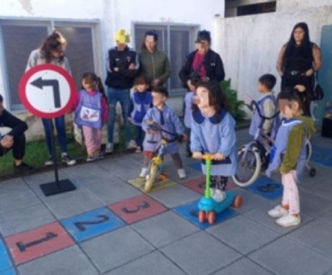 El Municipio promueve la seguridad vial desde el nivel inicial con una jornada en el Jardín 920