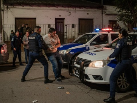 Berisso: conflicto entre hermanos, golpes a policías y amenazas incendiarias