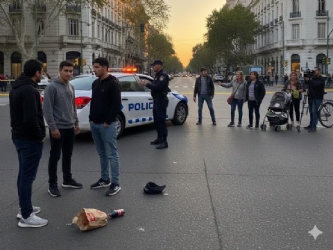 VIDEO | Gresca en 7 y 50: siete aprehendidos tras una violenta riña en pleno centro