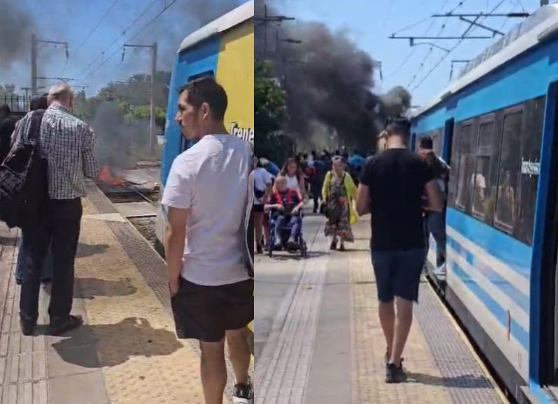 VIDEO | En Berazategui, una violenta protesta de vecinos interrumpió el servicio de trenes con destino a la ciudad