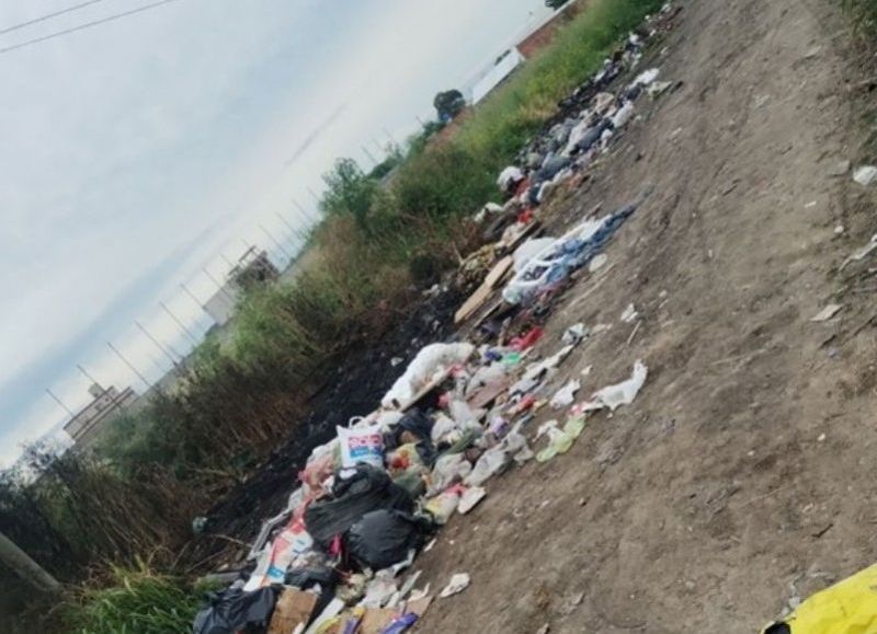 Frentistas piden erradicar un enorme basural en 82 y 26