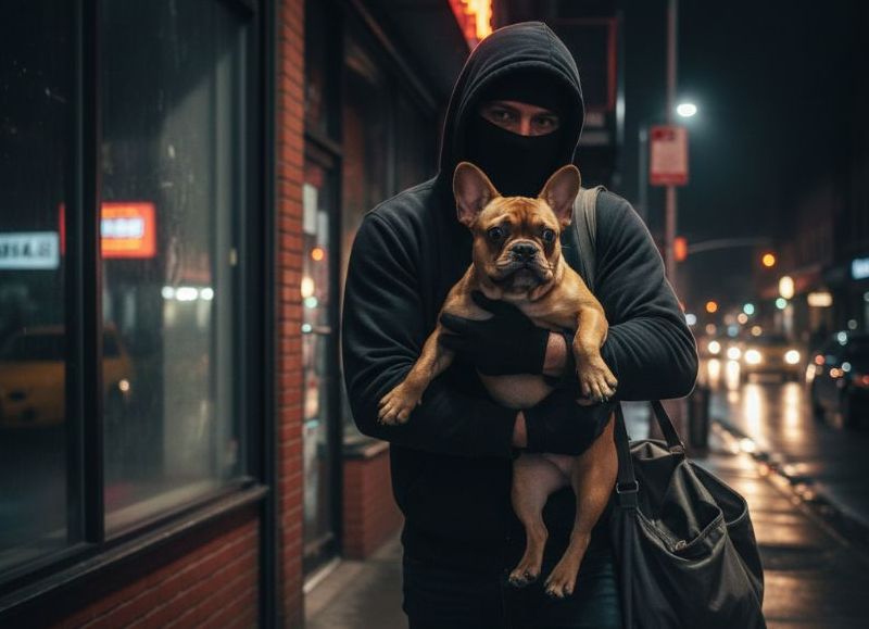 Los Hornos: recuperaron un bulldog francés robado y aprehendieron a una mujer de 63 años