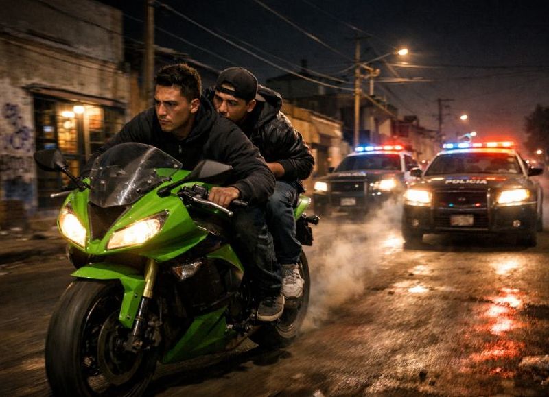 Persecución de película: dos jóvenes fueron detenidos tras intentar escapar de la Policía con una réplica de arma