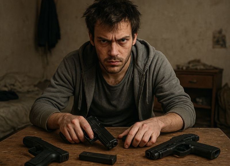 VIDEO | Por violento y patotero: en Villa Elvira, detuvieron a un acusado de amenazar a un vecino con armas de fuego