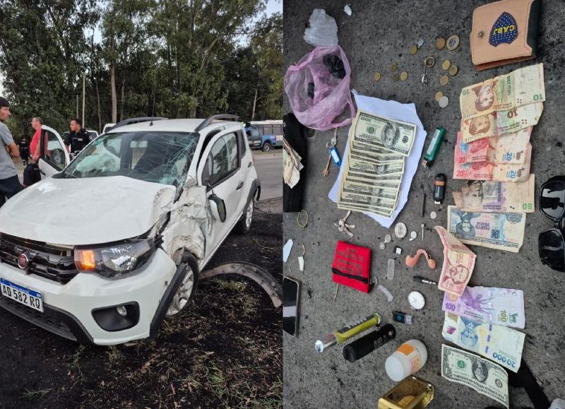 VIDEO | A lo "Rápido y Furioso": persecución y choque tras un robo en Arana terminó con un detenido con captura activa