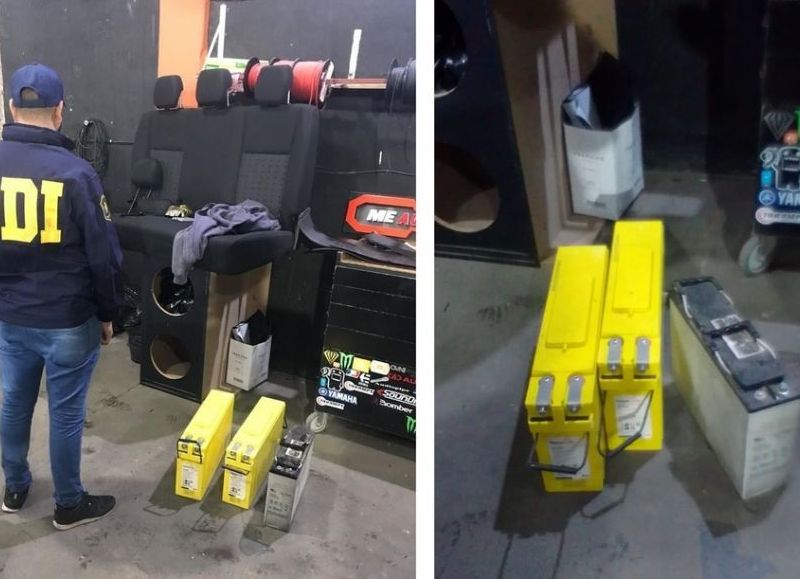 Altos de San Lorenzo: detuvieron a un hombre por intentar vender baterías de gel robadas