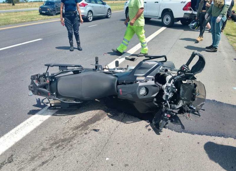 Lisandro Olmos: murió la hija del motociclista fallecido y ya son dos las víctimas del trágico choque en Ruta 2