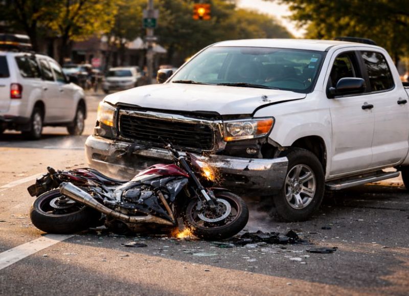 Los Hornos: un motociclista resultó gravemente herido tras chocar con una camioneta