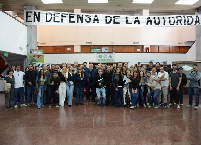 ¡Contundente respaldo a la conducción bonaerense de Julio Castro en SOSBA!