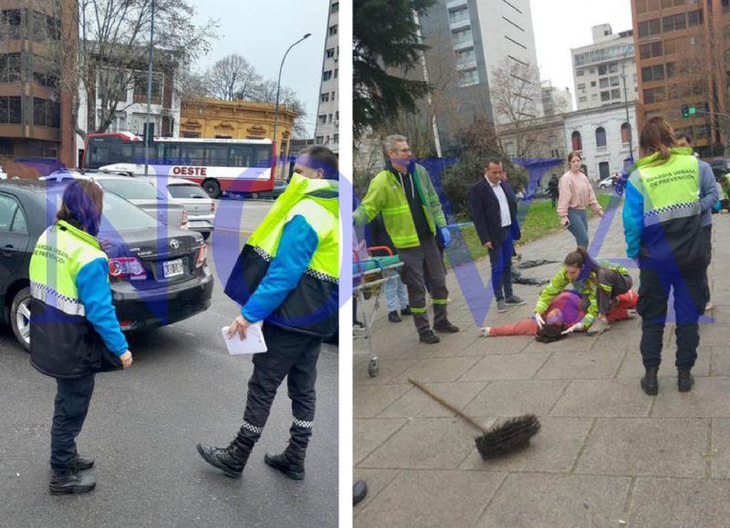 VIDEO | Dos trabajadoras de barrido, fueron brutalmente atropelladas en 14 y 54