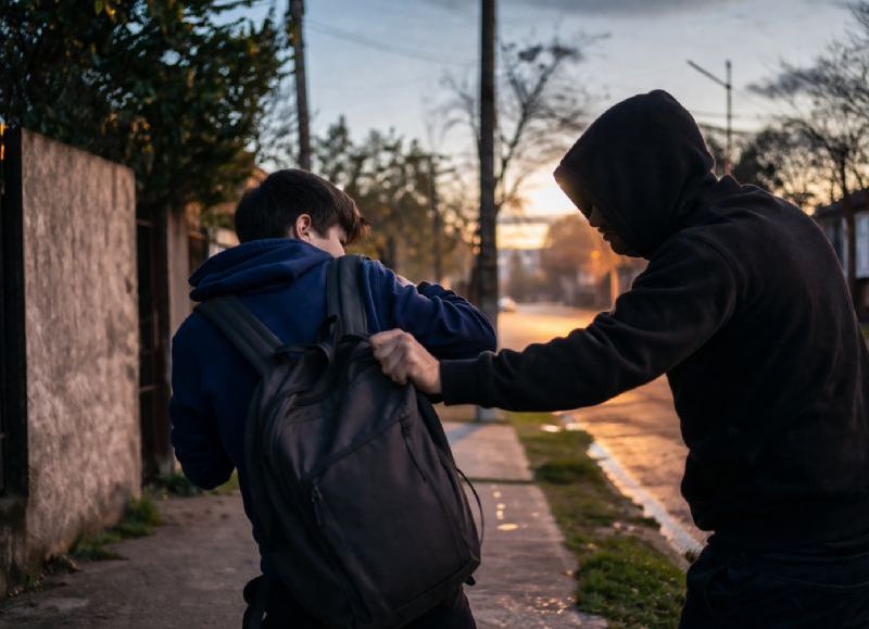 VIDEO | Tolosa: detuvieron a un joven acusado de asaltar a un chico de 12 años cuando iba a la escuela