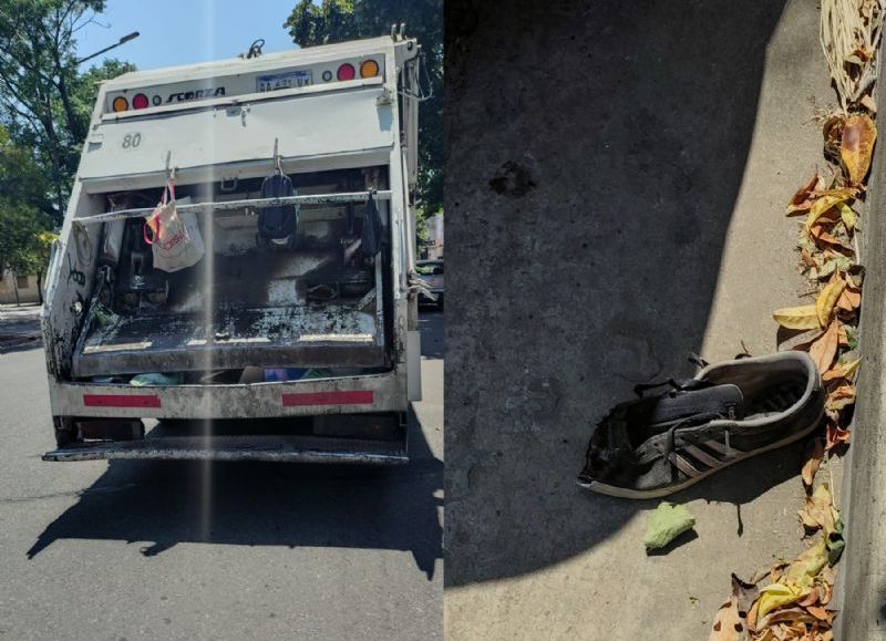 Grave accidente laboral: una trabajadora perdió dos dedos del pie al quedar atrapada en un camión recolector