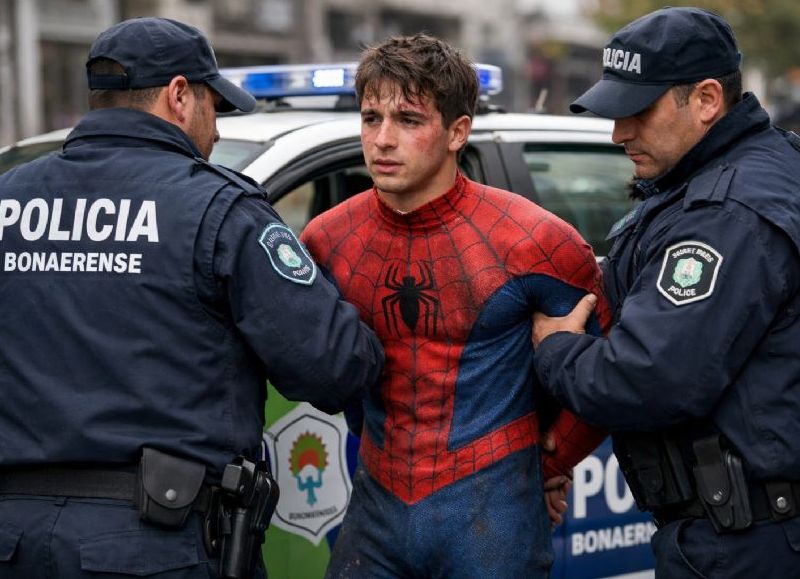 Se hacía el Hombre Araña: un adolescente quiso robar en un edificio de IOMA