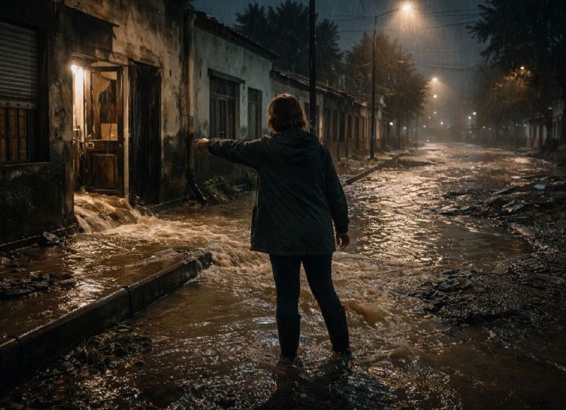 VIDEO | Vecinos de Tolosa denuncian inundaciones y exigen obras hidráulicas en Barrio de la Bajada