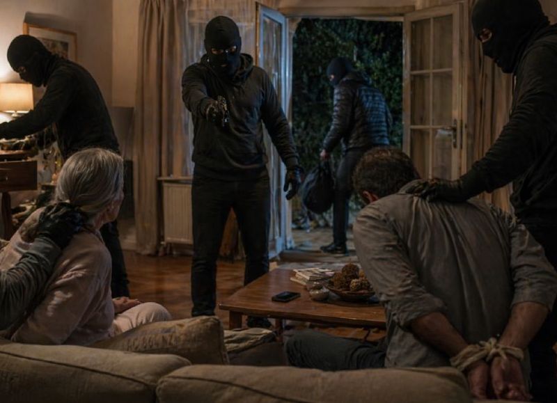 Violenta entradera en City Bell: ataron a una familia, y se llevaron dinero y un auto